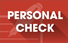 personal check